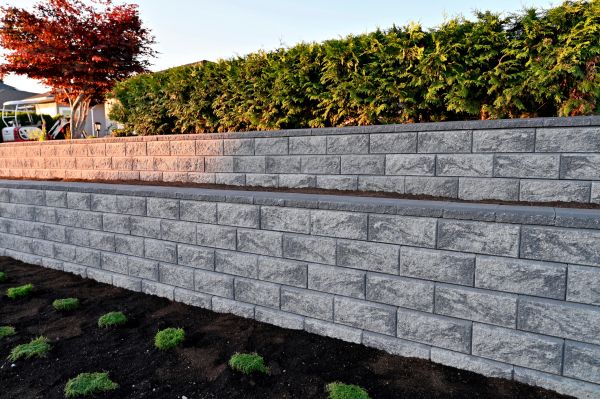Concrete Retaining Wall Installation in Poulsbo