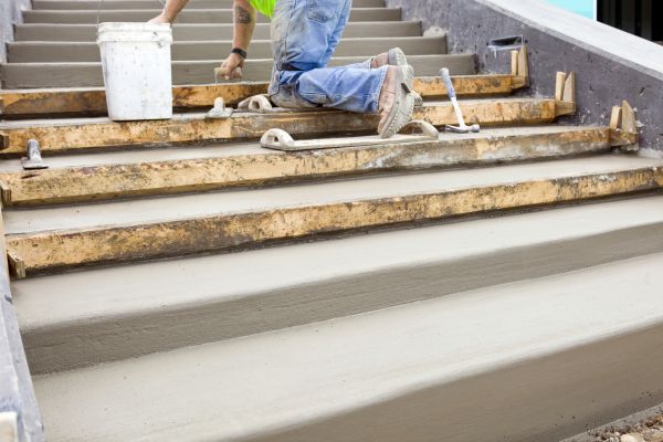 Concrete Steps Pouring in Poulsbo