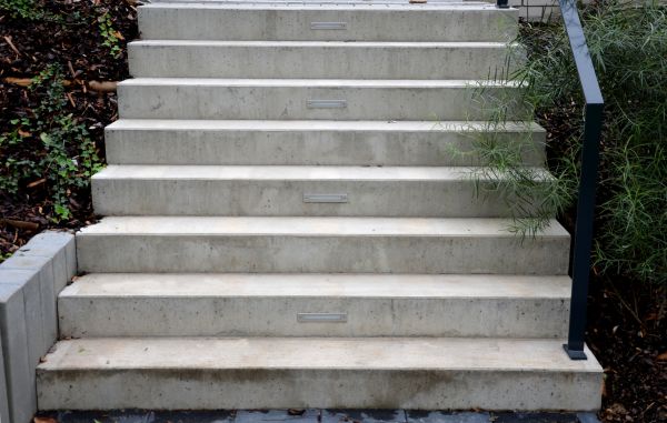 Poured Step Installation in Poulsbo