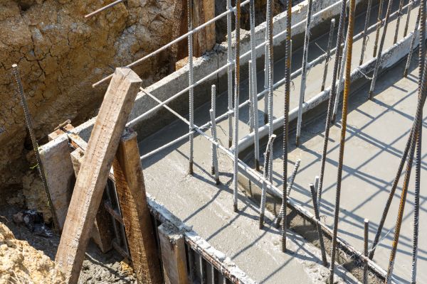 Concrete Footing Pouring in Poulsbo