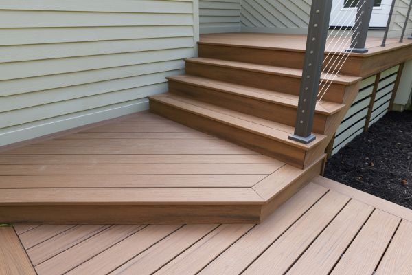 Patio Staircase Construction in Poulsbo