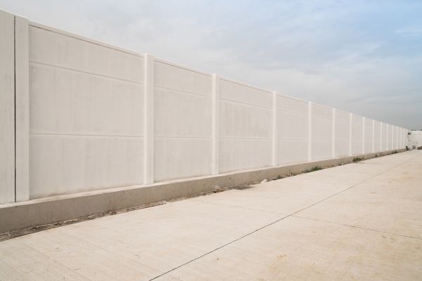 Concrete Fence Construction in Poulsbo