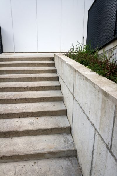 Cement Stair Installation in Poulsbo
