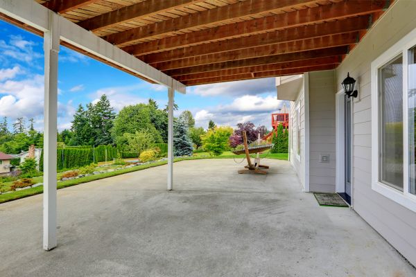 Backyard Cement Pouring in Poulsbo