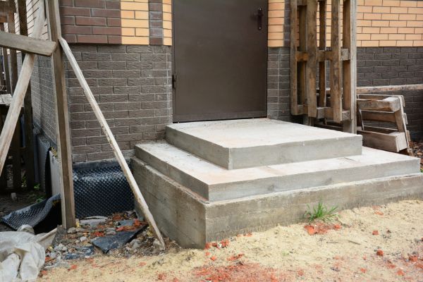Cement Steps Construction in Poulsbo