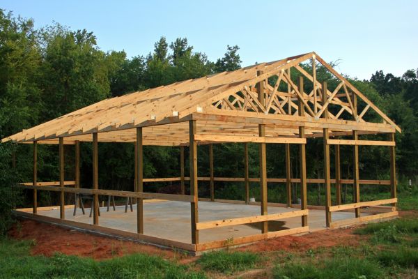 Barn Pad Installation in Poulsbo