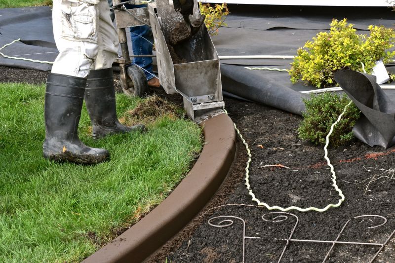 Concrete Edging Installation detail